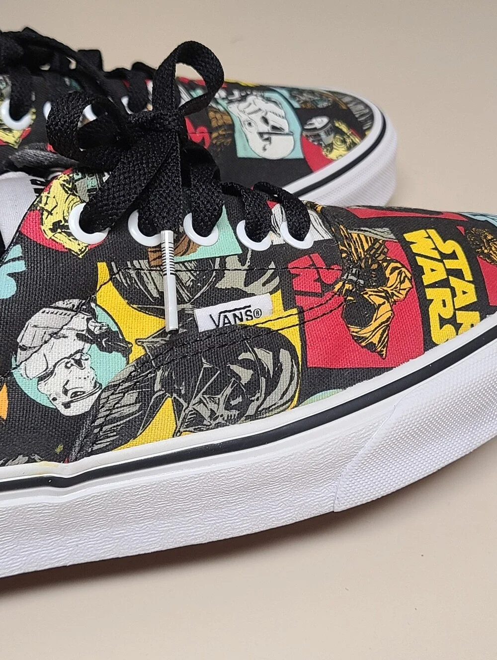 Vans X Star Wars Classic Repeat Era comic book skateboard sneakers size 10.5